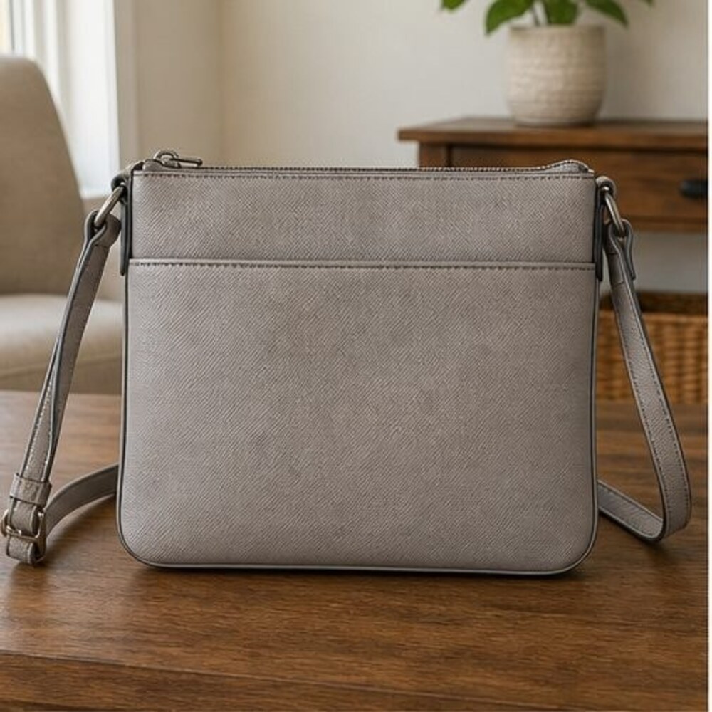 Charcoal Vegan Leather Bag